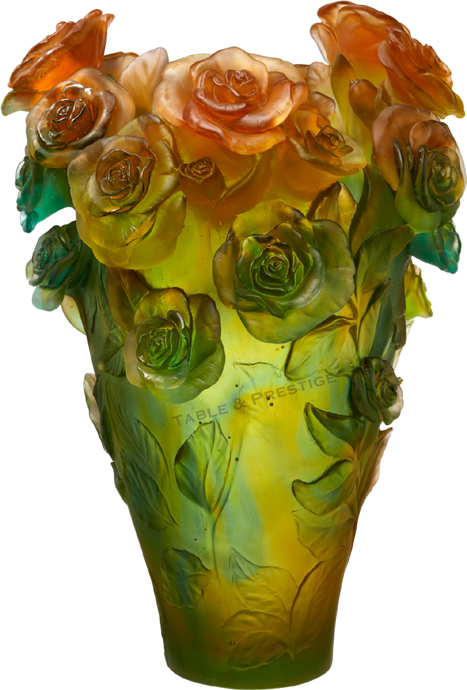 vase Daum Rose passion 051062